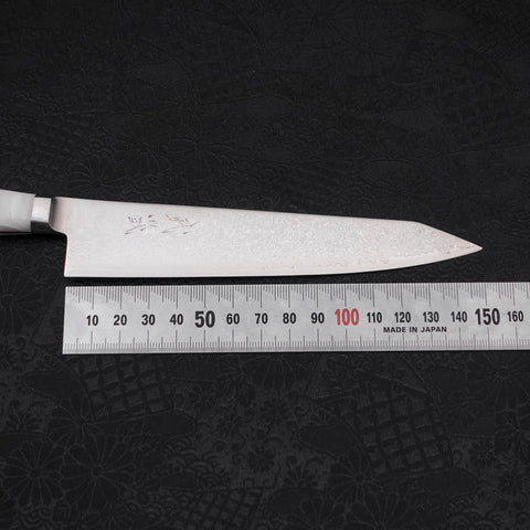 Kiritsuke Petty VG-10 Damascus White Marble Handle 150mm