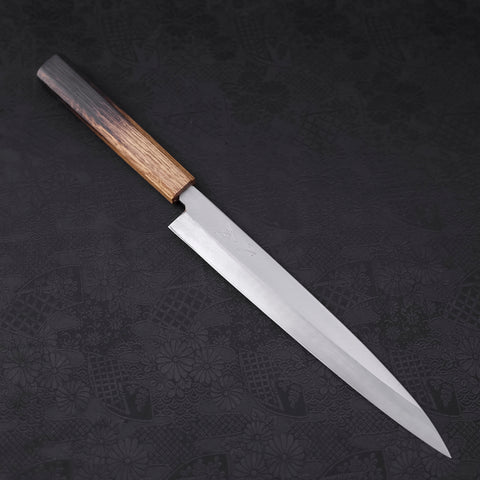 Yanagiba Silver Steel #3 Kasumi Yaki Urushi Handle 240mm