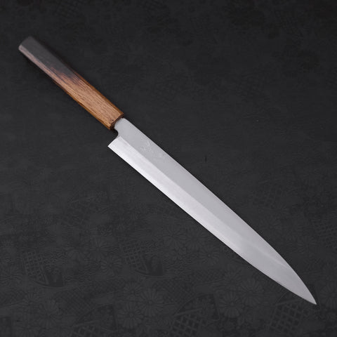 Yanagiba Silver Steel #3 Kasumi Yaki Urushi Handle 270mm