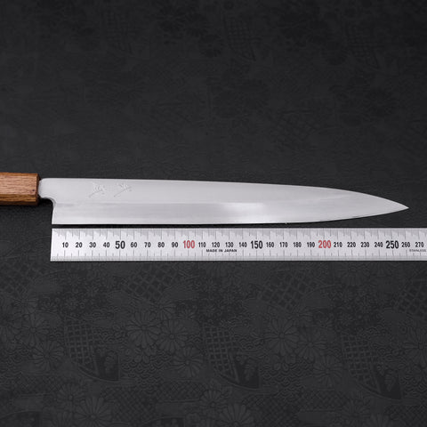 Yanagiba Silver Steel #3 Kasumi Yaki Urushi Handle 270mm