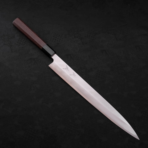 Yanagiba Silver Steel #3 Kasumi Buffalo Wenge Handle 300mm