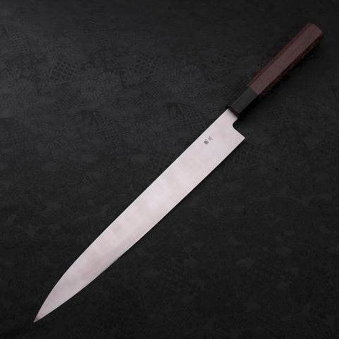 Yanagiba Silver Steel #3 Kasumi Buffalo Wenge Handle 300mm