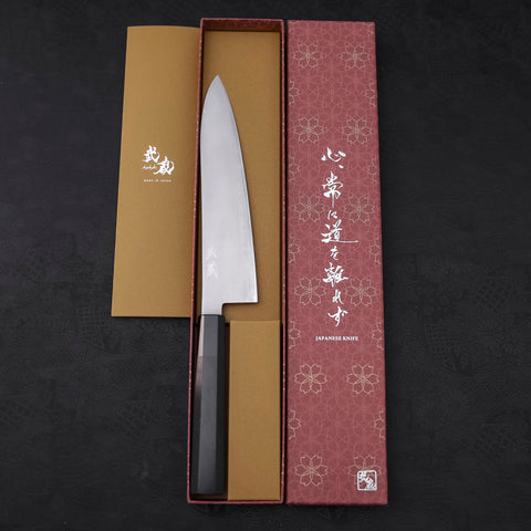 Gyuto HAP-40 Polished Buffalo Ebony Handle 210mm