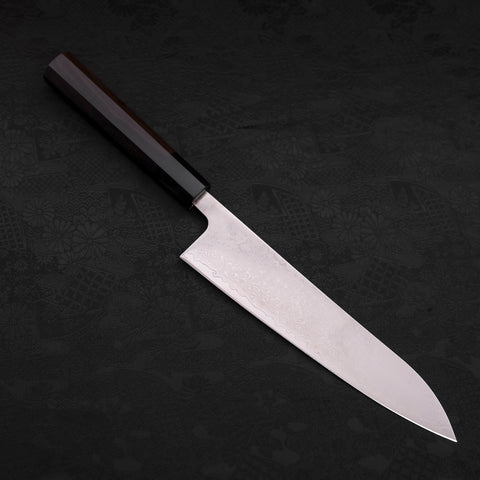 Gyuto VG-10 Damascus Black Buffalo Ebony Handle 210mm