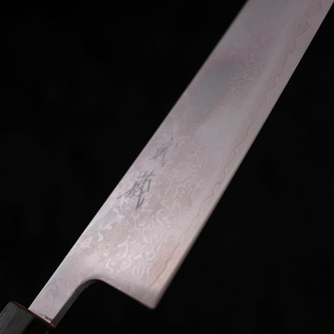 Gyuto VG-10 Damascus Sumi Urushi Handle 210mm