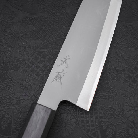 Santoku HAP-40 High Speed Tool Stee Dark Blue Urushi Handle 170mm