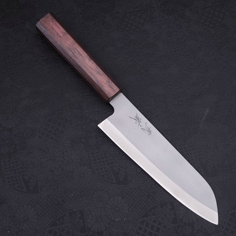 Santoku HAP-40 High Speed Tool Stee Purple Urushi Handle 170mm