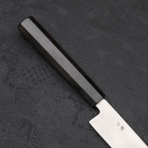 Yanagiba Left -hand Silver Steel #3 Kasumi Buffalo Ebony Handle 240mm