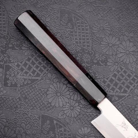 Yanagiba Silver Steel #3 Kasumi Mango de Ébano con Búfalo 210mm