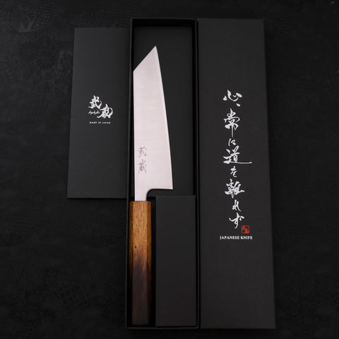 Bunka Silver Steel #3 Polished Yaki Urushi Handle 170mm