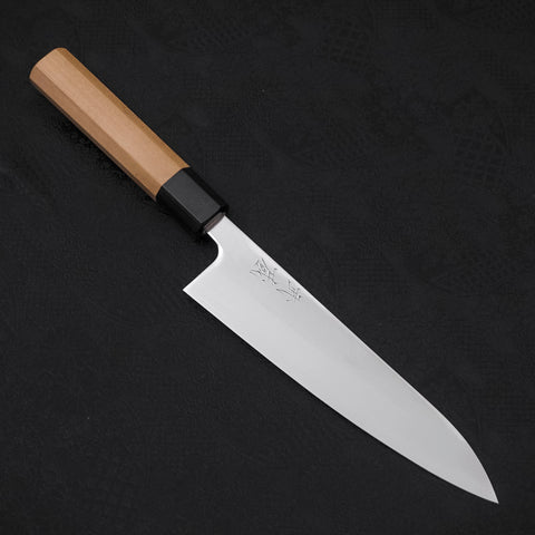 Gyuto White steel #1 Mirror Buffalo Magnolia Handle 180mm