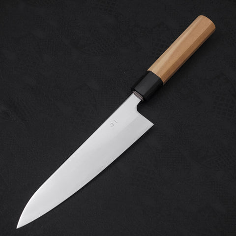 Gyuto White steel #1 Mirror Buffalo Magnolia Handle 180mm