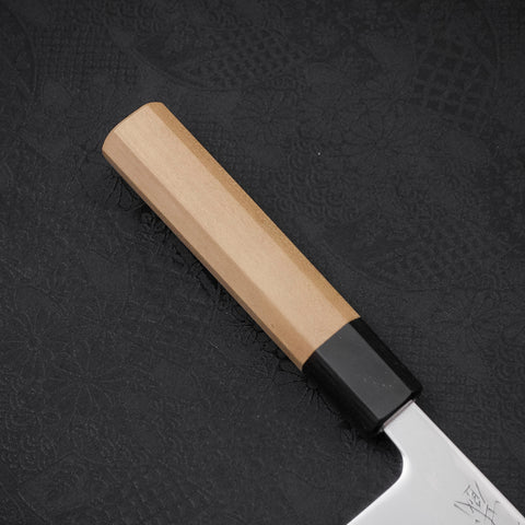 Gyuto White steel #1 Mirror Buffalo Magnolia Handle 180mm