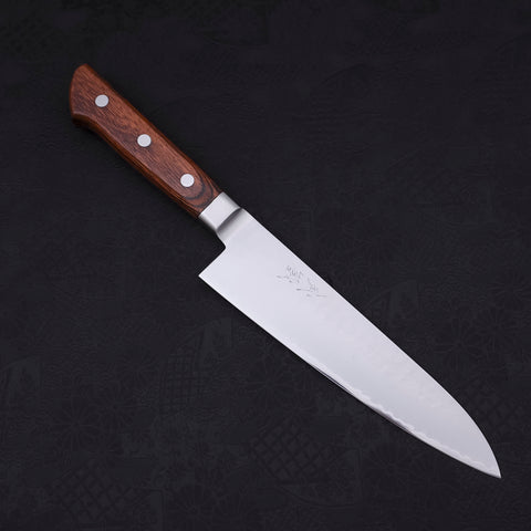 Gyuto knife VG-5 Tsuchime Western Handle 180mm