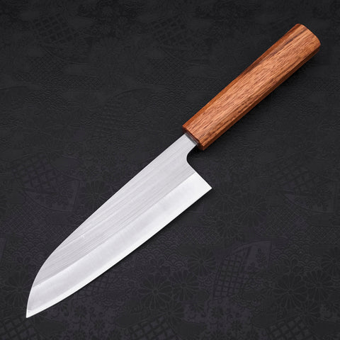 Santoku AUS-8 Polished Oak Handle 165mm