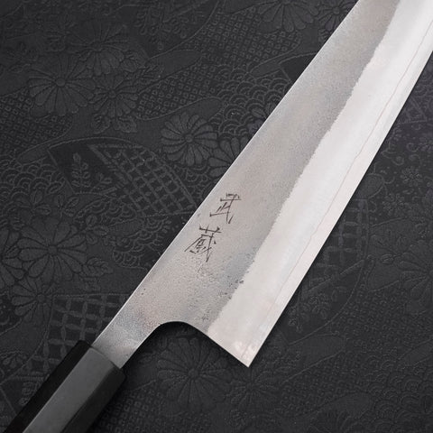 Kiritsuke SKD11 Nashiji Buffalo Ebony Handle 210mm