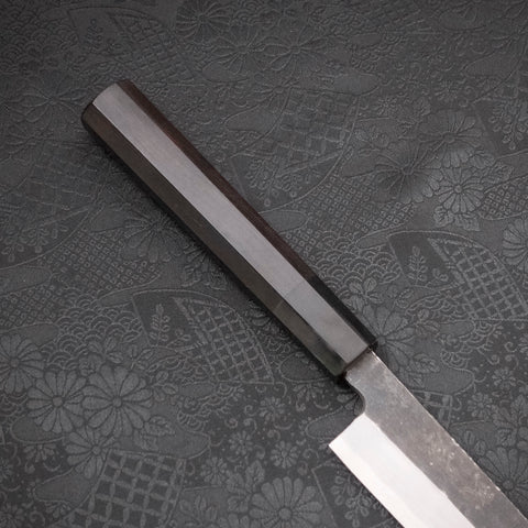 Yanagi Kiritsuke Blue steel #2 Kurouchi Buffalo Ebony Handle 270mm