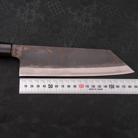 Bunka Blue steel #1 Kurouchi Buffalo Magnolia Handle 190mm