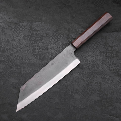 Bunka Blue steel #1 Kurouchi Stainless Clad Ebony Handle 190mm