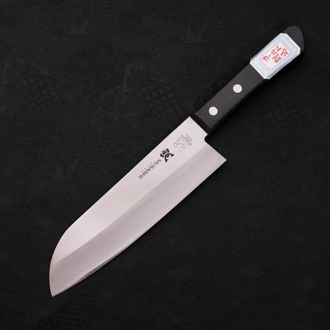 Santoku VG-1 Polished Western Black Handle 165mm Limited