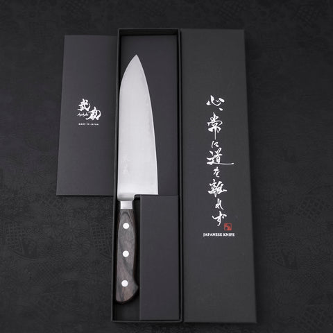 Santoku HAP-40 Polished Western Green Handle 170mm