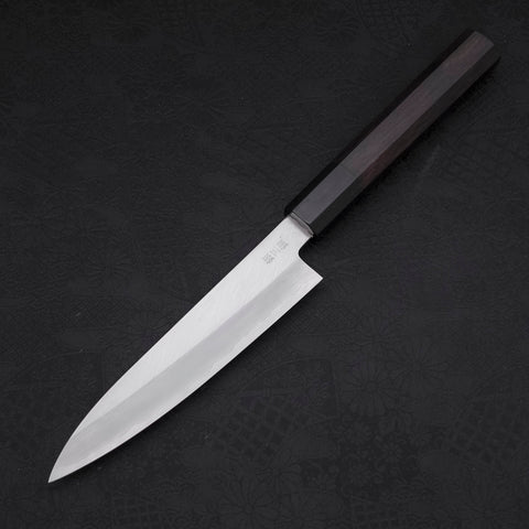 Koyanagi Silver steel #3 Kasumi Chokin Sakura Buffalo Ebony Handle 140mm