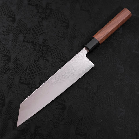 Kiritsuke SLD Wave Nickel Damascus Walnut Handle 210mm