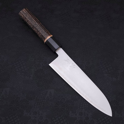 Santoku ZDP-189 Polished Buffalo Chestnuts Handle 180mm