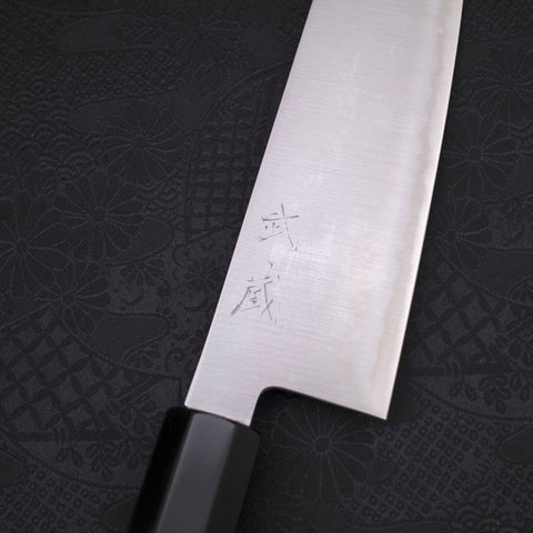 Santoku ZDP-189 Polished Buffalo Chestnuts Handle 180mm