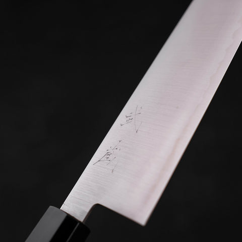 Santoku ZDP-189 Polished Buffalo Teak Handle 180mm