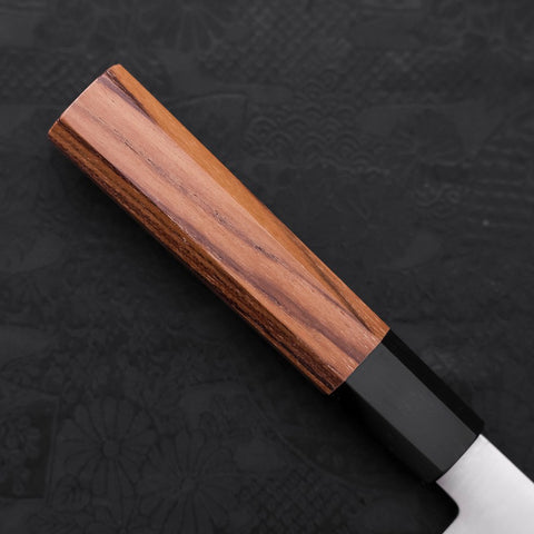 Santoku ZDP-189 Polished Buffalo Teak Handle 180mm