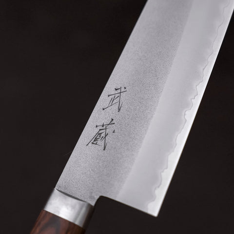 Santoku VG-1 Nashiji Western Mahogany Handle 165mm