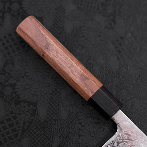 Gyuto SLD Wave Nickel Damascus Walnut Handle 240mm