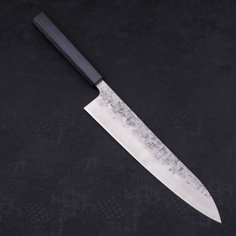 Gyuto SLD Nashiji Washi Dark Blue Urushi Handle 240mm