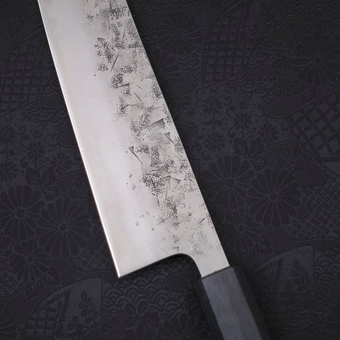 Gyuto SLD Nashiji Washi Dark Blue Urushi Handle 240mm