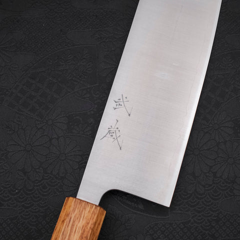 Nakiri AUS-10 Polished Yaki-Urushi Handle 165mm