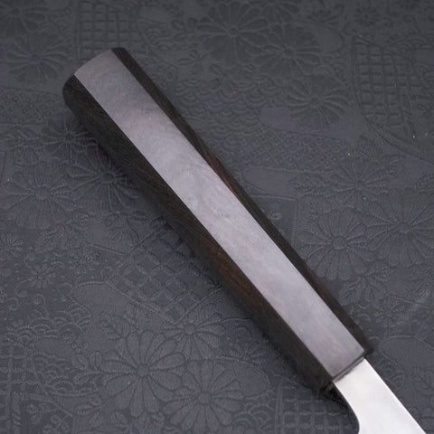 Santoku White Steel #2 Nashiji Ebony Handle 165mm