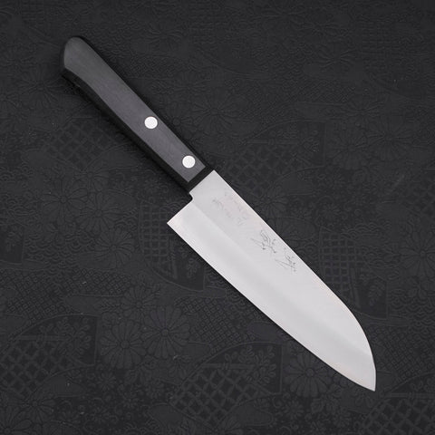 Santoku VG-1 Polished Western Black Handle 140mm