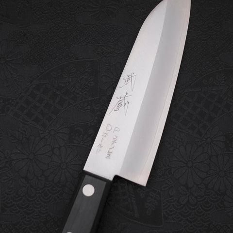 Santoku VG-1 Polished Western Black Handle 140mm