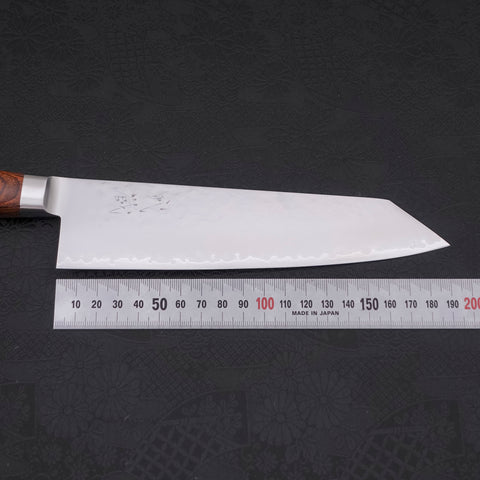 Kiritsuke Santoku VG-5 Stainless Tsuchime Western Handle 190mm