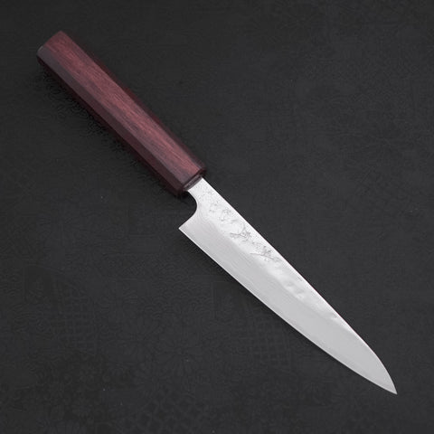 Petty AUS-10 Nashiji Damascus Urushi Purple Handle 135mm