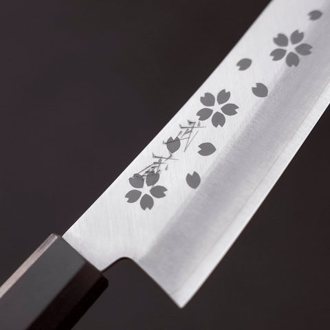 Santoku VG-10 Polished Sakura Ebony Handle 150mm