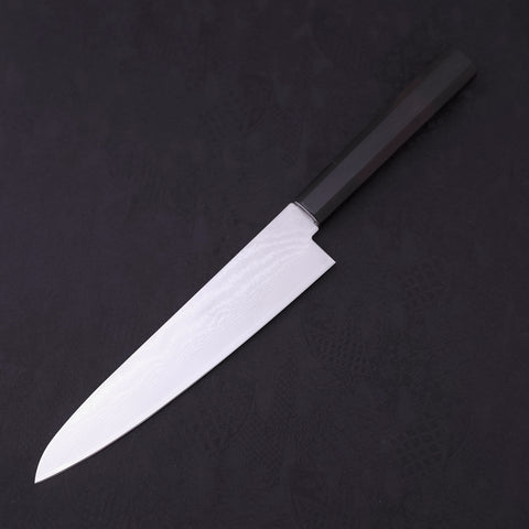 Gyuto VG-10 Damascus Buffalo Ebony Handle 210mm