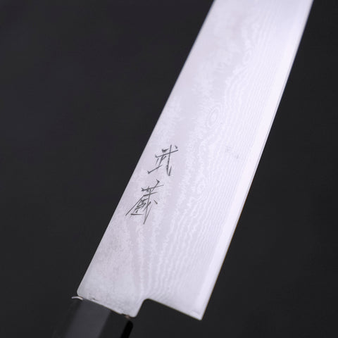 Gyuto VG-10 Damascus Buffalo Ebony Handle 210mm