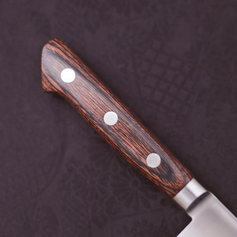 Petty knife AUS-8 Polished Western Mahogany Handle 150mm