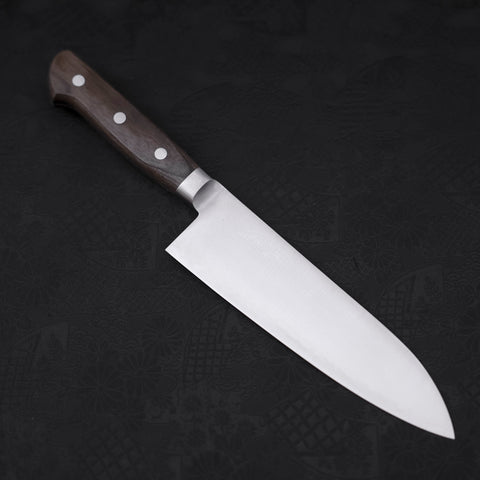 Santoku AUS-8 Polished Western Green Handle 180mm