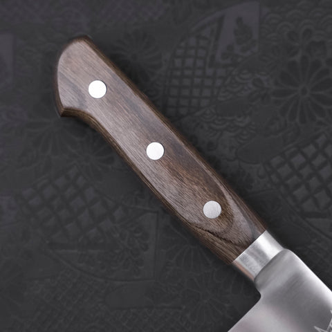 Santoku AUS-8 Polished Western Green Handle 180mm