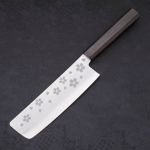 Nakiri VG-10 Polished Sakura Ebony Handle 165mm