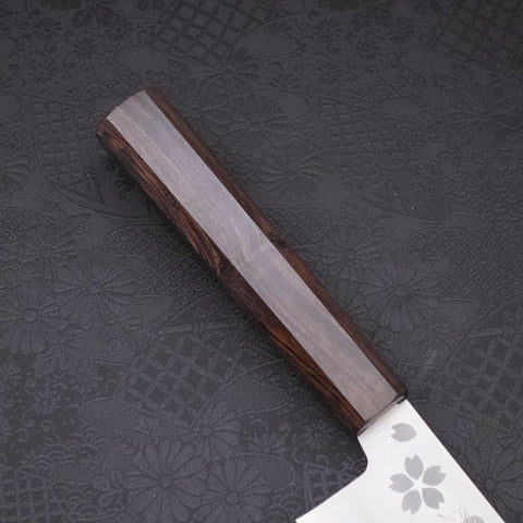 Nakiri VG-10 Polished Sakura Ebony Handle 165mm