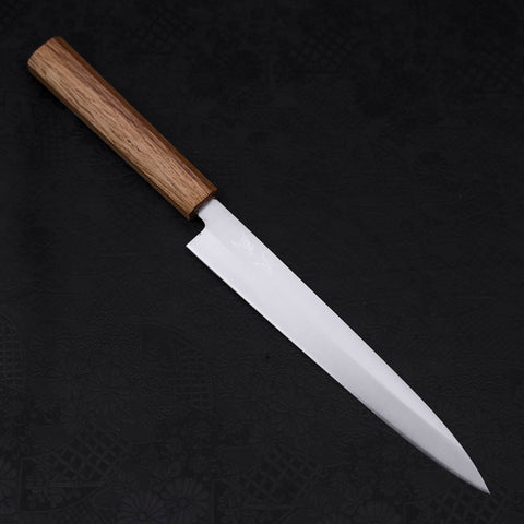 Yanagiba AUS-8 Polished Oak Handle 210mm